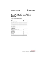 Предварительный просмотр 1 страницы Rockwell Automation Allen-Bradley GuardPLC 1753-IB20XOB8 Installation Instructions Manual