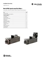 Rockwell Automation Allen-Bradley Kinetix MMA-B080 Series Installation Instructions Manual preview