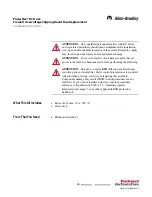 Preview for 1 page of Rockwell Automation Allen-Bradley PowerFlex Series Installation Instructions