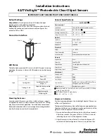 Rockwell Automation Allen-Bradley VisiSight 42JT Series Installation Instructions preview