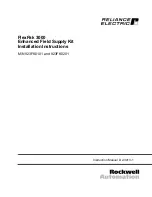 Rockwell Automation Reliance electric FlexPak 3000 Installation Instructions Manual preview