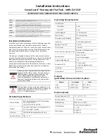 Preview for 1 page of Rockwell Automation SensaGuard 440N-Z21SS2 Series Installation Instructions Manual