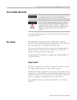 Preview for 3 page of Rockwell Automation SmartGuard 600 User Information