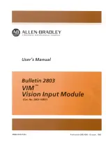 Предварительный просмотр 2 страницы Rockwell international Allen-Bradley VIM 2803 User Manual