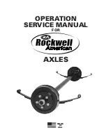 Rockwell AXLES Operation And Service Manual preview