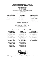 Preview for 2 page of Rockwell AXLES Operation And Service Manual