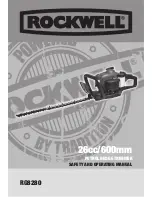 Предварительный просмотр 1 страницы Rockwell RG8280 Safety And Operating Manual