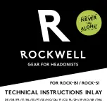 Rockwell ROCK-B1 Technical Instructions preview