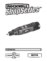 Предварительный просмотр 1 страницы Rockwell RS2114 Shop Series User Manual