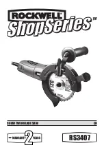 Rockwell ShopSeries RS3407 Manual preview