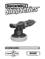 Preview for 2 page of Rockwell ShopSeries RS4503 Manual