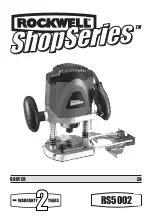 Предварительный просмотр 1 страницы Rockwell ShopSeries RS5002 Manual