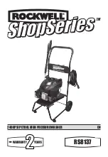 Preview for 1 page of Rockwell ShopSeries RS8137 Manual