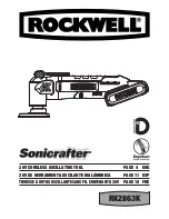 Rockwell Sonicrafter RK2863K User Manual предпросмотр