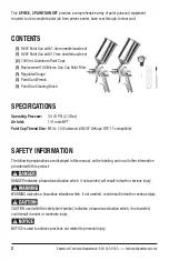 Preview for 2 page of Rockwood 8PC HVLP PAINT GUN SET Instructions Manual