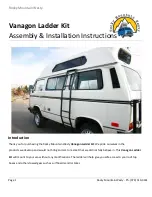 Rocky Mountain Westy Vanagon Ladder Kit Assembly/Installation Instructions preview