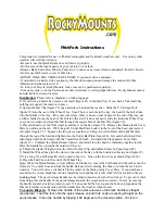 rockymounts PitchFork Instructions предпросмотр