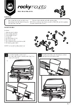 Preview for 1 page of rockymounts RM031 Manuallines