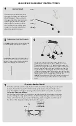 Предварительный просмотр 2 страницы Rocky's HIGH RISER Assembly Instructions