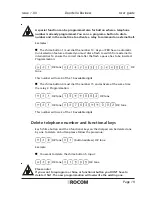 Предварительный просмотр 19 страницы Rocom Doortello Business FW T2.05W2.04 User Manual