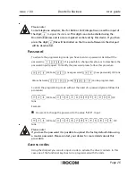 Предварительный просмотр 26 страницы Rocom Doortello Business FW T2.05W2.04 User Manual