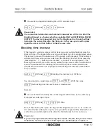 Предварительный просмотр 32 страницы Rocom Doortello Business FW T2.05W2.04 User Manual