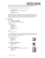 Предварительный просмотр 6 страницы Rocom EC II GSM SE User Manual