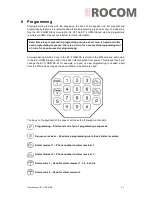 Preview for 21 page of Rocom EC II GSM SE User Manual