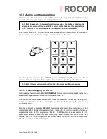 Preview for 42 page of Rocom EC II GSM SE User Manual