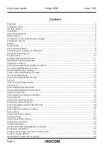 Preview for 2 page of Rocom HELPY GSM Quick User Manual