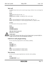 Preview for 15 page of Rocom HELPY GSM Quick User Manual