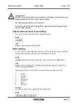 Preview for 21 page of Rocom HELPY GSM Quick User Manual