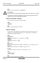 Preview for 22 page of Rocom HELPY GSM Quick User Manual