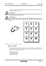 Preview for 27 page of Rocom HELPY GSM Quick User Manual