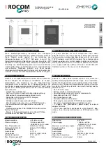 Rocom ZHeroIP Series Quick Starting Manual preview