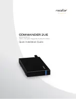 Preview for 1 page of Rocstor COMMANDER 2UE Quick Installation Manual