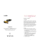 Rocstor COMMANDER-X User Manual preview