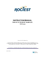 ROCTEST FOP Instruction Manual предпросмотр