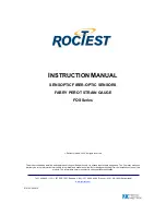 Preview for 1 page of ROCTEST FOS Series Manual