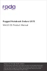 Предварительный просмотр 1 страницы Roda Enduro UX15 Product Manual