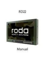 Предварительный просмотр 1 страницы Roda RD22 Manual