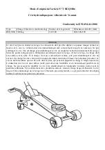 Preview for 4 page of rodac REQ3006 Operating Instructions And Parts List Manual