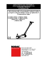 Предварительный просмотр 1 страницы rodac RQGCL10T35A Operation And Maintenance Instructions