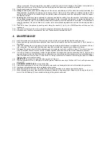 Предварительный просмотр 8 страницы rodac RQGCL10T35A Operation And Maintenance Instructions