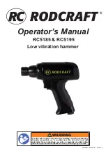 RODCRAFT 8951000152 Operator'S Manual preview