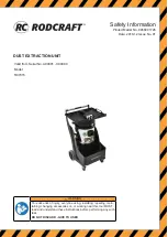 RODCRAFT 8951000366 Safety Information Manual preview