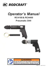 Preview for 1 page of RODCRAFT 8951073000 Operator'S Manual