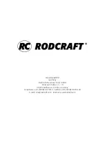RODCRAFT 8951089091 Manual preview