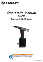 Preview for 1 page of RODCRAFT RC6758 Operator'S Manual