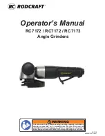 RODCRAFT RC7171 Operator'S Manual preview